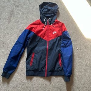 Nike windbreaker with adidas sweater